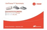 High Wall Fan Coil: W-Line Ducted Fan Coil: D-Line ... - Trane · High Wall Fan Coil: W-Line Product overview Design Designed to fit neatly on the wall, the units free up valuable