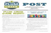 The Official Newsletter of the Plum Creek Homeowner ...…March 17, (St Patrick day month, 'Erin go Bragh ' or 'Kiss me I'm Irish' - wear green) April 21, (Easter and Earth day month,