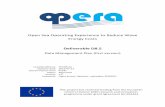Open Sea Operating Experience to ... - Home - OPERA H2020 · OPERA Deliverable, Grant Agreement No 654444 Page 3 | 30 EXEUTIVE SUMMARY This document, D8.5 Data Management Plan (DMP)