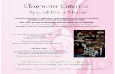 Clearwater Catering Event Catering Menu.pdf Special Event Menus learwater atering is a full-service, professional catering company committed to making your event both successful and