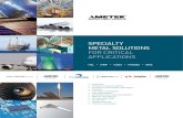 Specialty Metal SolutionS for critical applicationS · reading alloys titanium powders, gas Atomized powders and master Alloys reading Alloys is known for its superior expertise in