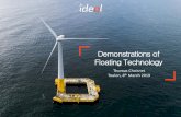 Introduction of Ideol Floating Wind Energy and California Siting … · 2020. 5. 8. · catastrophic failures occur more often than per design Floating wind turbines are ... 3MW floating