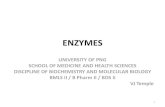 ENZYMES - victorjtemple.com Overview PPP 3.pdfWhat are enzymes? •Enzymes are organic catalysts that increase the rates of chemical reactions without changes in the enzymes during