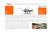 Al Waleed Technical Instruments LLC Rev 06.01.pdf · 2019. 4. 11. · CONTACT US Al Waleed Technical Instruments LLC Oﬃce # 201, 2nd Floor, RAK Ceramics Building, Al Khabeesi, Salahuddin