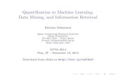 Quantification in Machine Learning, Data Mining, and Information …aiia2014.di.unipi.it/QuantificationAIIA2014.pdf · 2014. 12. 10. · Outline 1.Introduction 1.1Distributiondrift