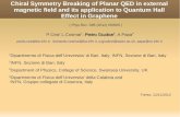 Chiral Symmetry Breaking of Planar QED in external magnetic ...eng14891/qcdB...Chiral Symmetry Breaking of Planar QED in external magnetic field and its application to Quantum Hall