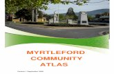 Myrtleford Community Atlas · The Myrtleford scores for all SEIFA measures (disadvantage, advantage, education, economic resources) are significantly below national and regional levels