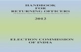 HANDBOOK - CEO Madhya Pradesh Election... · various functions of electronic voting machines may vitiate the election. 1.3 There have been tremendous changes in the approach and methodology