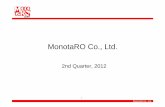 MonotaRO Co., Ltd.pdf.irpocket.com/C3064/JA1b/AmUf/MGrw.pdf · 1 – 1 Company profile. 3 MonotaRO Co., Ltd.-Safety-Packing, Material handling, Cleaning, Office Supplies-Products