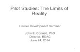 Pilot Studies: The Limits of Reality...60% of cases. Your goal is to find 90% confidence limits for the effect. If you would like the 90% confidence interval to be about (45%, 75%),