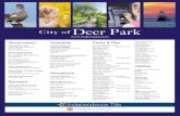 City of Deer Park - Independence Title · Deer Meadows Playlot Oklahoma St. and New Orleans St. Deer Park Community Center 610 E. San Augustine (281) 478-2050 Deer Park Community