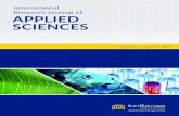 International Research Journal of Applied Sciences ... · The effect of foliar fertilization with Fertina B element (1.0 kg B haG1) on sugar beet root yield and quality was investigated
