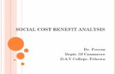 SOCIAL COST BENEFIT ANALYSIS - davcpehowa.orgdavcpehowa.org/wp-content/uploads/2016/07/social-cost-benefite.pdf · SCBA Negative (Social Cost) Similarities between UNIDO & L-M Approach: