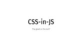 CSS-in-JS · Stet clita kasd gubergren, no sea takimata sanctus est Lorem ipsum dolor sit amet. %&p> %&article> Manual work. Enables CSS optimisations. but still very easy to