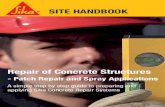 SITE HANDBOOK - Sika Sverige€¦ · Sika® MonoTop ®-412 NFG is a 1-component, polymer modified, fibre reinforced, low shrinkage structural repair mortar with corrosion inhibitor