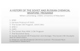 COLGATE-A HISTORY OF SOVIET AND RUSSIAN CHEMICAL … HISTORY … · kuntsevich, and gen. igor yevstavyev disclosures by vil mirzayanov in 1991, 1992in kuranty9/1991; moskovskie novostii[moscow