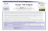 New Days Of Elijah · 2005. 7. 9. · Days Of Elijah Words & music by Robin Mark Arranged for by Dan Galbraith Orchestrated by Brad Henderson Based on the popular recording from the