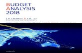 Budget Analysis 2018 - jpc.co.in · Income Computation and Disclosure Standards 32 5. Indirect Tax Proposals a. Goods and Service Tax 35 b. Customs 36 c. Central Excise 55 ... accounting