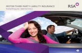 MOTOR THIRD PARTY LIABILITY INSURANCE - RSA UAE...equipment including video cassette recorders, players and games consoles. The equipment must be parts that are originally installed