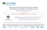 Heterogeneous Integration Roadmap Update- INTEGRATED POWER … · 2018. 10. 15. · embedded systems) that in the aggregate provide enhanced functionality and improved operating characteristics.