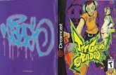 Jet Grind Radio - Sega Dreamcast - Manual - gamesdatabase...Avoid bending the disc. Do nottouch, smudge or scratch its surface. DO not modify or enlarge the center hole at the disc