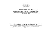 PEDOMAN - WordPress.com · 2013. 10. 2. · Ijazah dan Surat Keterangan Hasil Ujian Akhir Madrasah Berstandar Nasional (SKHUAMBN) merupakan salah satu dokumen negara yang diperoleh