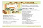 St. Michael Parishstmikesparish.org/download/bulletins(7)/5-14-2017-910014.pdf · 2017-05-14  · 7:30am Lucille Rapp 4:30pm Commemorative Mass Association Sunday, May 14 7:30am Keith