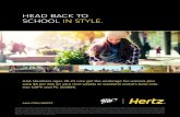 HEAD BACK TO SCHOOL IN STYLE. - AAA...AAA.COM/HERTZ *Your AAA CDP # and the Promotional Code #203699 must be included in your reservation, or offer is void. Up to $15 on a weekend