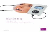 Osstell ISQ · and volume of the bone – as well as the degree of osseo-integration. ... Feltre, Italy: “I use the Osstell meter to follow ISQ for implants in compromised situations,