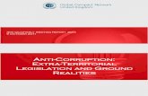 Anti-Corruption: Extra-Territorial Legislation and Ground ...€¦ · 3 The meeting addressed the following: The potential benefits of extra-territorial anti-bribery legislation for