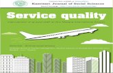 journal homepage : ... · ground staff, quality of service ABSTRACT The purposes of this research were to: 1) evaluate the service quality of the ground staff at Don Mueang International