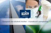 European oxo-alcohols market A - Oxoplast€¦ · MARKET SHARE BY PRODUCT - 2014 Demand in Europe 2,1 mln t 2-EH 0,44 mln t NBA 0,6 mln t IBA 0,1 mln t GROWTH RATE FOR 2-EH AND BUTANOLS