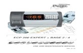 ECP 200 EXPERT + BASE 2 / 4...ECP 200 EXPERT + BASE 2 / 4 USE AND MAINTENANCE MANUAL REV. 01-16 ECP200 EXPERT+BASE 2/4 REV. 01/04 ECP200 EXPERT+BASE 2/4 USE AND MAINTENANCE MANUAL