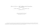 How to Prove “All” Differential Equation Propertiesreports-archive.adm.cs.cmu.edu/anon/2017/CMU-CS-17-117.pdfFirstly, most differential equation systems do not have closed-form