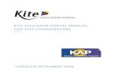 Kite Educator Portal Manual for Test Coordinators€¦ · Kansas Assessment Program Website ... Creating a PNP Manually ... using fictitious student and administrator information