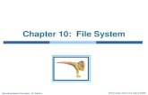 Chapter 10: File Systemcs302.yolasite.com/resources/ch-10- part 1.pdfOperating System Concepts –8th Edition 10.5 Silberschatz, Galvin and Gagne ©2009 File Concept Computers can