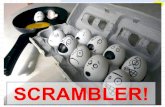 SCRAMBLER! - Science Olympiad Off… · Scrambler 2014 Building suggestions ! First and foremost, build early, practice, log, and calibrate as many runs as possible. ! Use a plastic