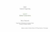DM877 ConstraintProgrammingmarco/DM877/assets/dm877-lec6.pdf · 2020. 9. 22. · DM877 ConstraintProgramming Lecture 6 Global Constraints MarcoChiarandini Department of Mathematics