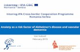 Interreg-IPA Cross-border Cooperation Programme Romania ...neuro-vascular-dementia.eu/images/editoriale/... · – between 3 and 45%, – limited to community-dwelling MCI patients