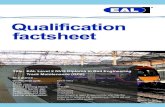 Title: EAL Level 2 NVQ Diploma in Rail Engineering · Why choose EAL for railway engineering? EAL is the specialist, employer recognised awarding organisation for the engineering,