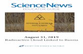 August 31, 2019 Radioactive Cloud Linked to Russia · 2019. 8. 8. · August 31, 2019 Radioactive Cloud Linked to Russia Cross‐curricular Discussion, Q&A Directions for teachers: