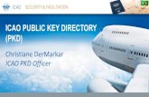 ICAO PUBLIC KEY DIRECTORY (PKD)...ANNEX 9: Recommended Practice 3.9.1, 3.9.2 and 3.35.5 The Standards and Recommended Practice of Annex 9 recommend the following: 3.9.1: Contracting