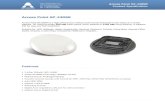 Access Point AP-2405N - Antamedia · Access Point AP-2405N Access Point AP-2405N is a high performance ceiling mount Access Point built in the shape of a smoke detector. AP-2405N
