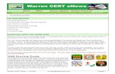 Warren CERT eNewswarrencert.org/CERT eLetter March 2017.pdf · Emergency Radio / Scanner Radio (Police Scanner) An Emergency Radio /Scanner app offers an extensive database of live