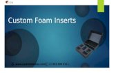 Buy custom foam insert with free Shipping in London, UK