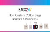 How Custom Cotton Bags Benefits A Business?