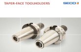 TAPER-FACE TOOLHOLDERS€¦ · PRODUCT RANGE – WORKPIECE SIDE TYPE. Copyright © Seco Tools AB . Product range – Workpiece side type . 15 . PRODUCT RANGE Machine Side connection