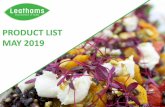 PRODUCT LIST MAY 2019 - Leathams...NUT007 Pine Nuts 1Kg 10 BAG AMBIENT 270 NUT054 Piccadilly Mix Peanut Cashew Brazil Almond 1Kg 10 EACH AMBIENT 182 NUT125 Roasted Salted Peanuts 1Kg