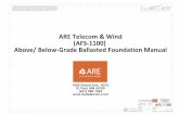 A B ARE Telecom & Wind (AFS-1100) Above/ Below-Grade ...€¦ · Class 5 3000 psf (144 kPa) 335 ft-kip (454.2 kN-m) Class 4 4000 psf (192 kPa) 355 ft-kip (481.3 kN-m) Class 3 6000