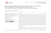 Brownian Motion of Radioactive Particles: Derivation and … · Brownian Motion of Radioactive Particles: Derivation and Monte Carlo Test of Spatial and Temporal Distributions M.